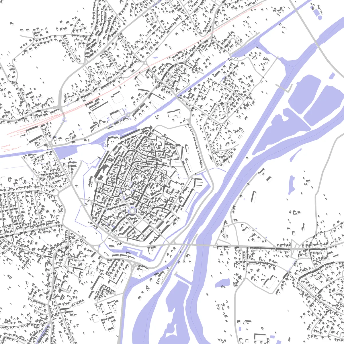 Toul site plan (2.5 km)