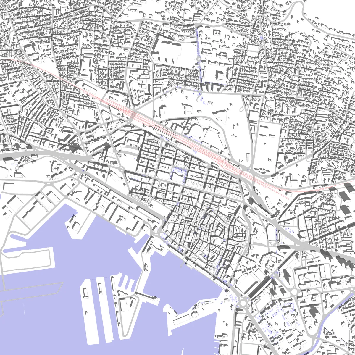 Toulon site plan (2.5 km)