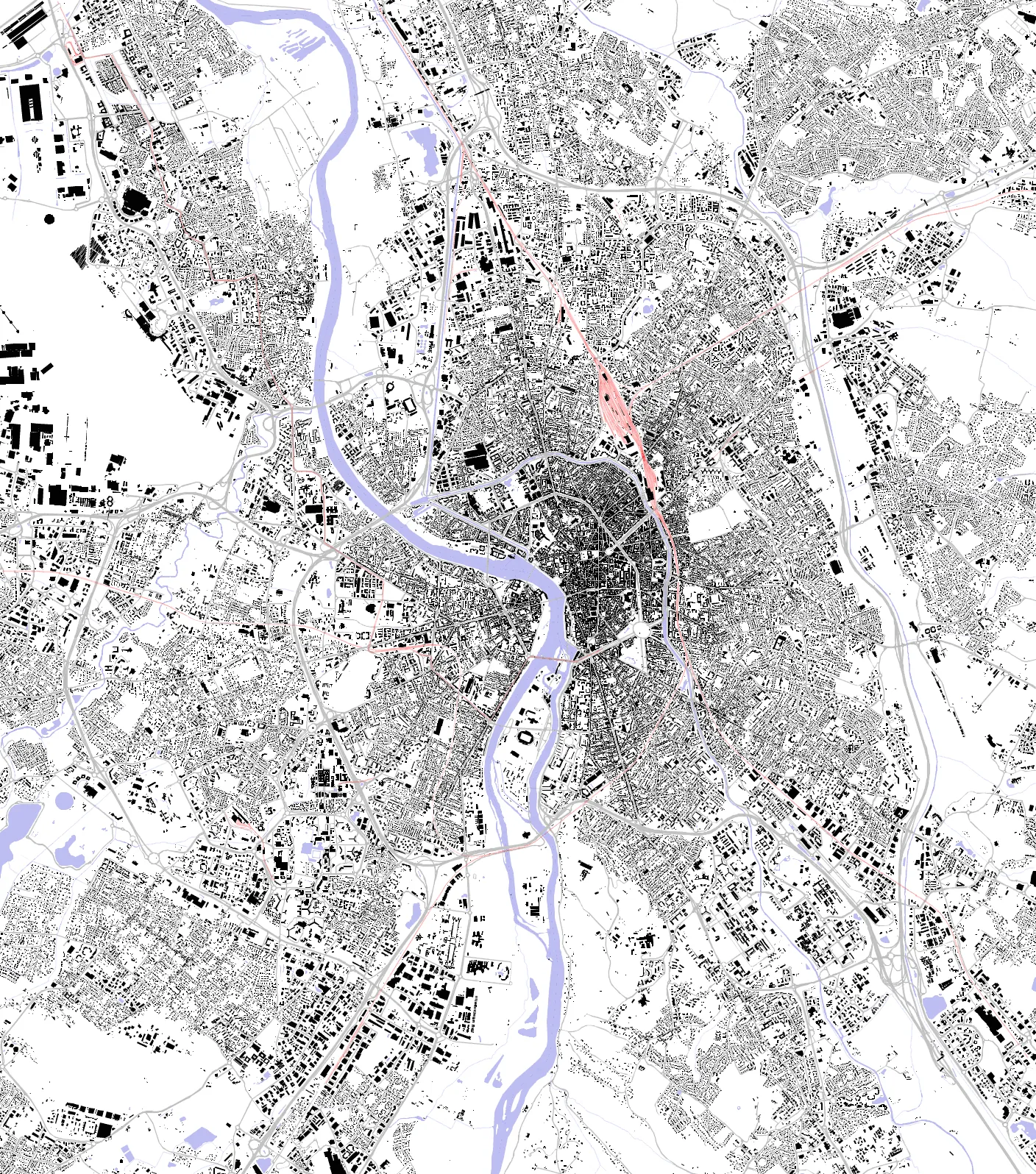 Toulouse figure ground plan