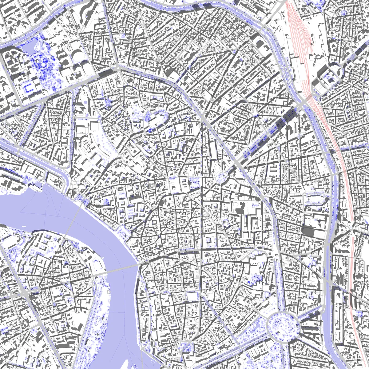 Toulouse site plan (2.5 km)