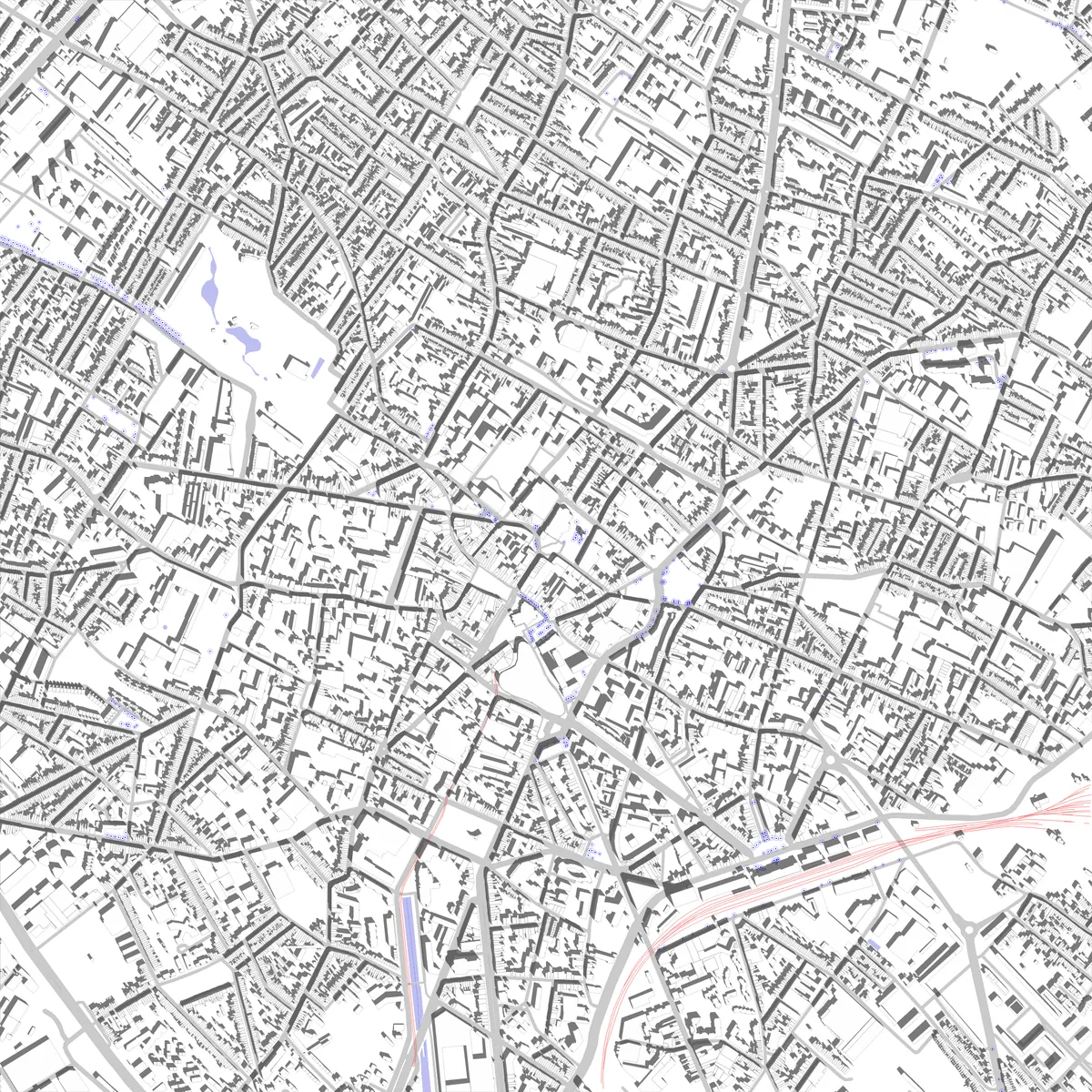 Tourcoing site plan (2.5 km)