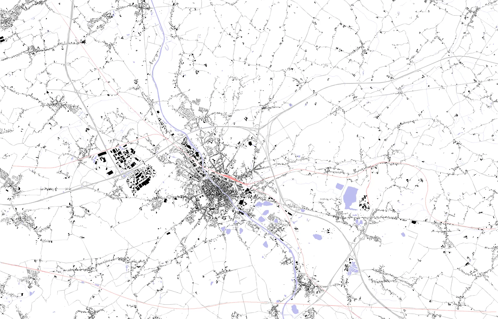 Tournai plan de masse