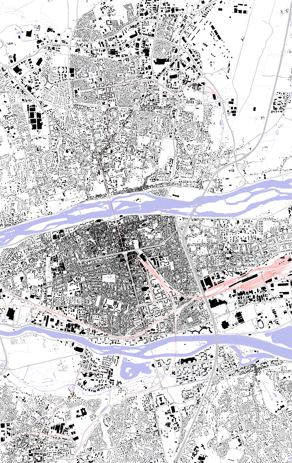 Tours figure ground plan