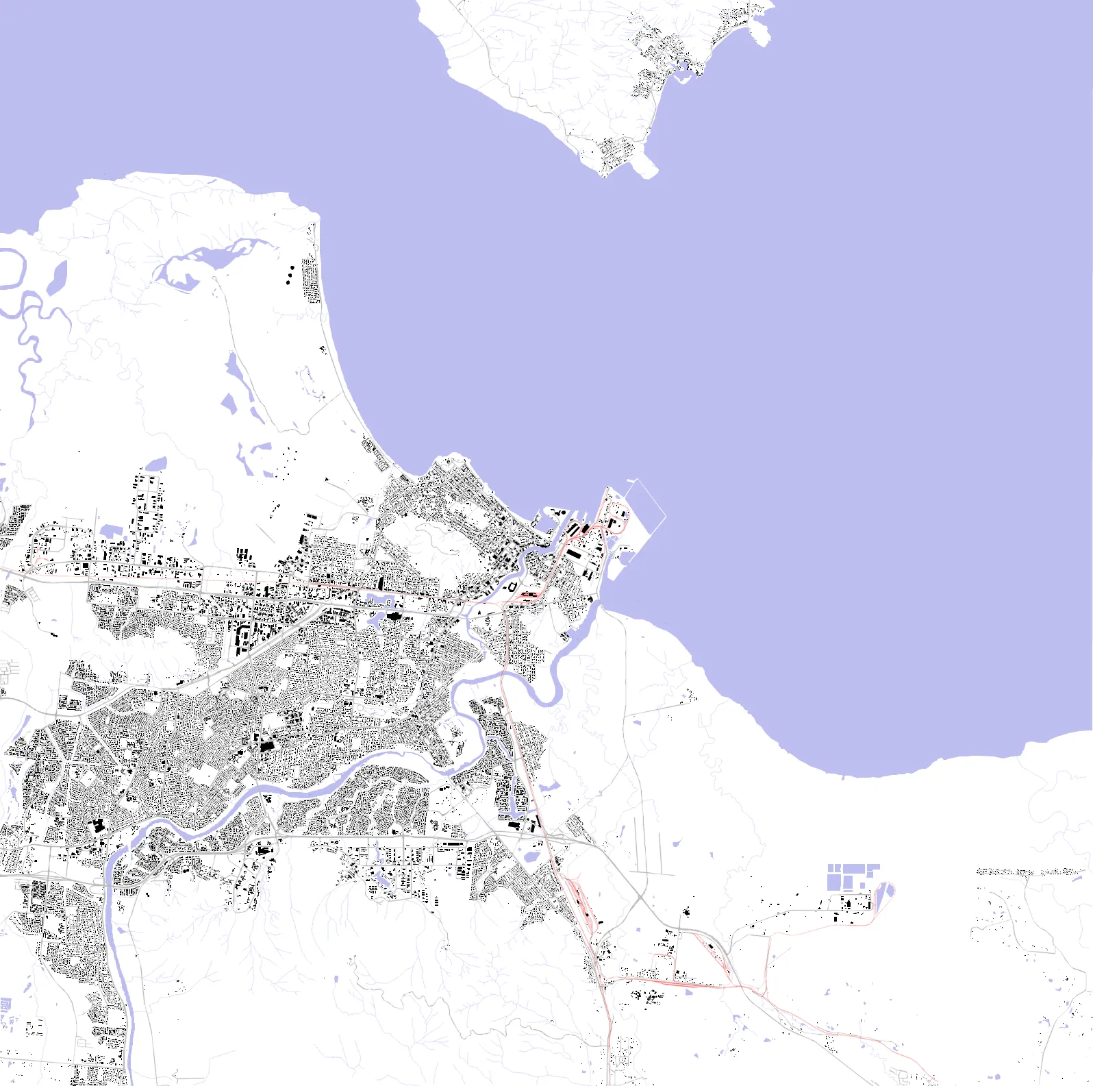 Townsville figure ground plan