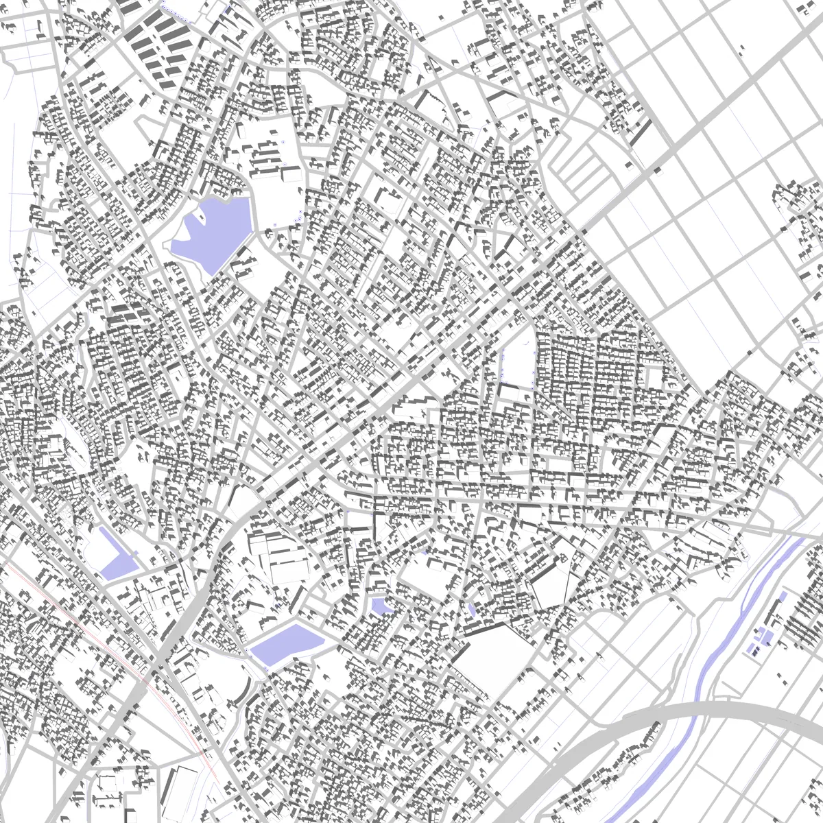 Toyoake site plan (2.5 km)