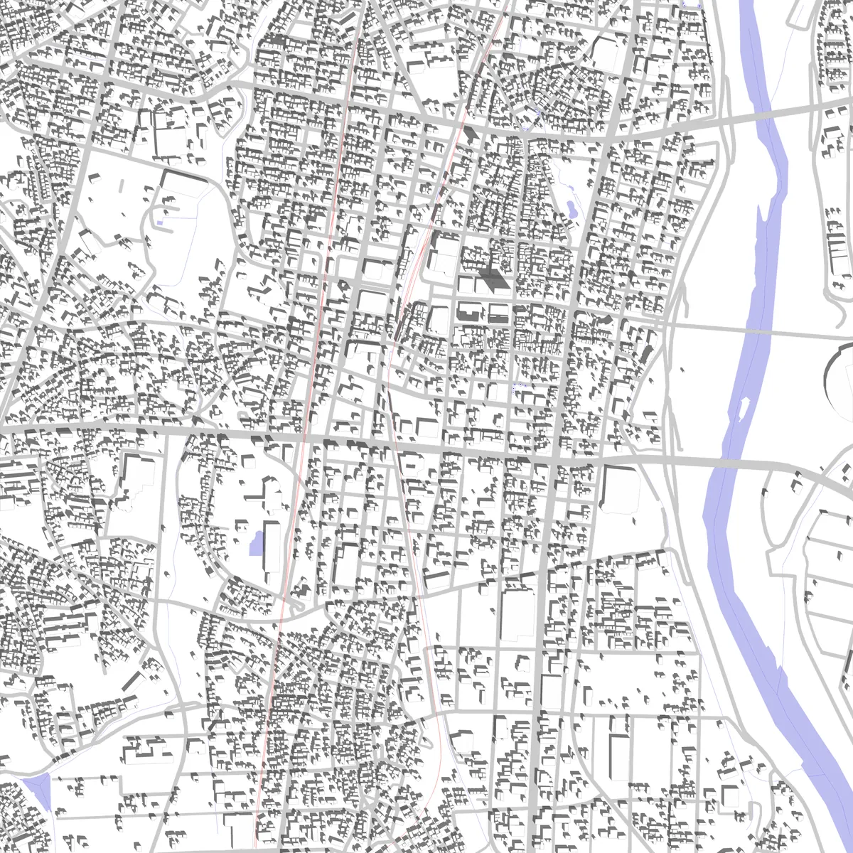 豊田 敷地図 (2.5 km)