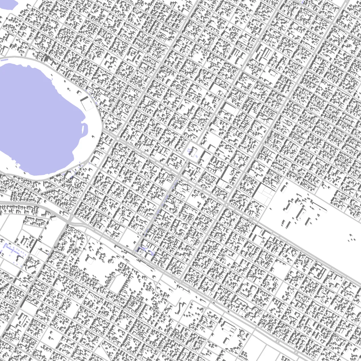 Três Lagoas planta de localização (2,5 km)