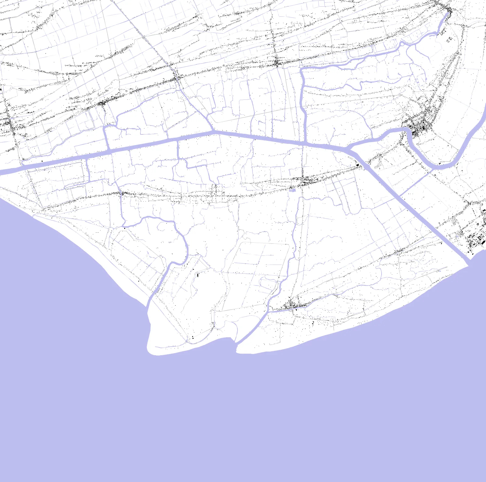 Trà Vinh figure ground plan