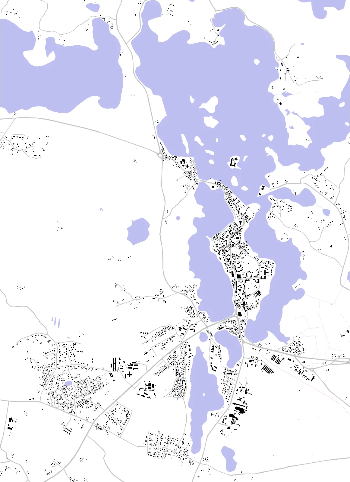 Trakai figure ground plan