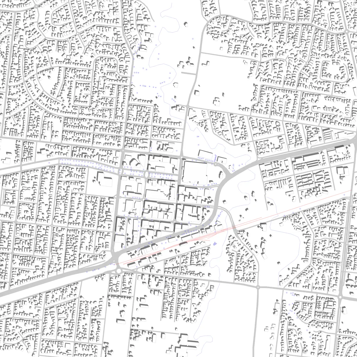 Traralgon site plan (2.5 km)