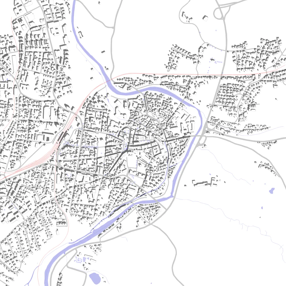 Traunstein site plan (2.5 km)