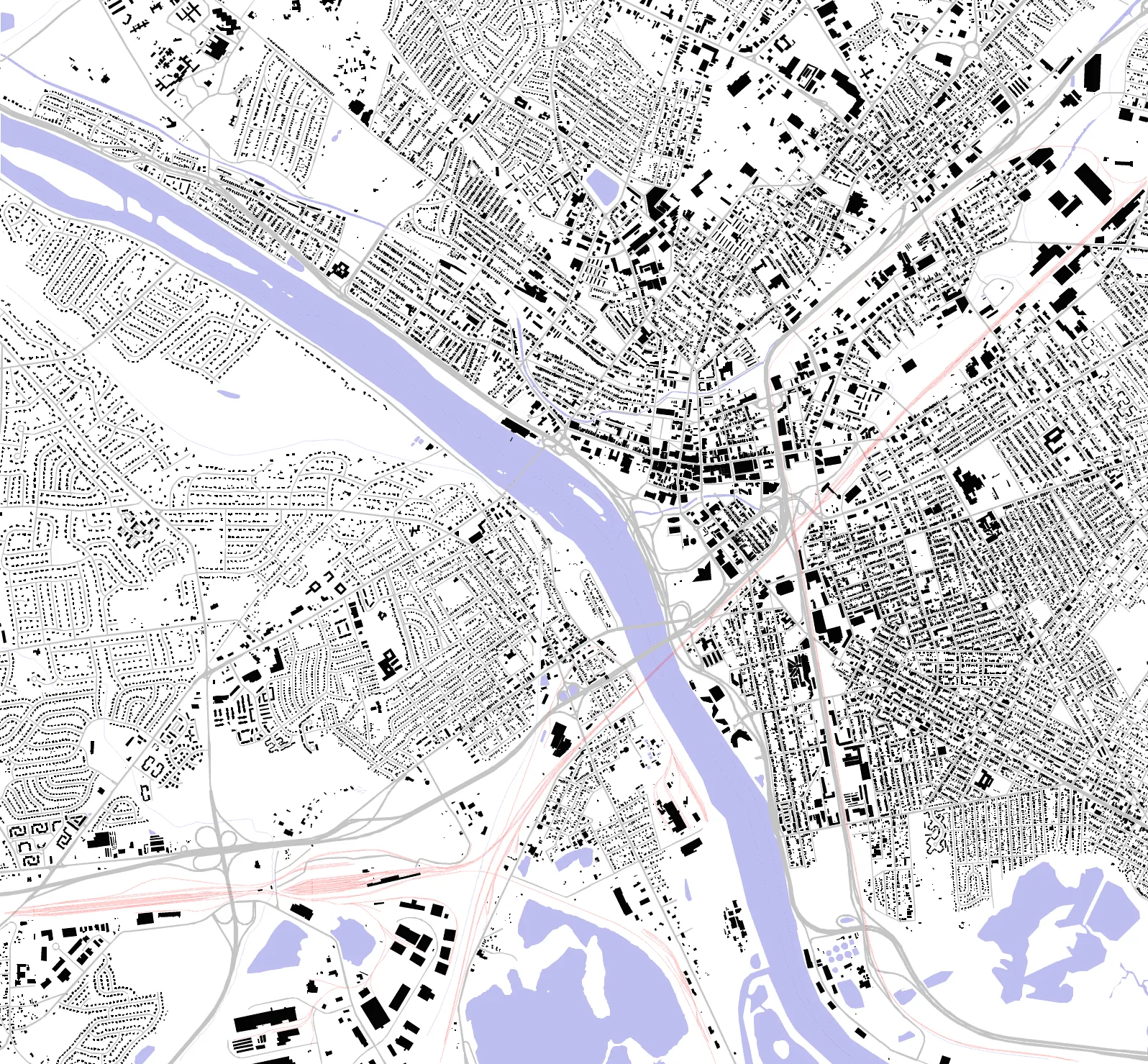 Trenton figure ground plan
