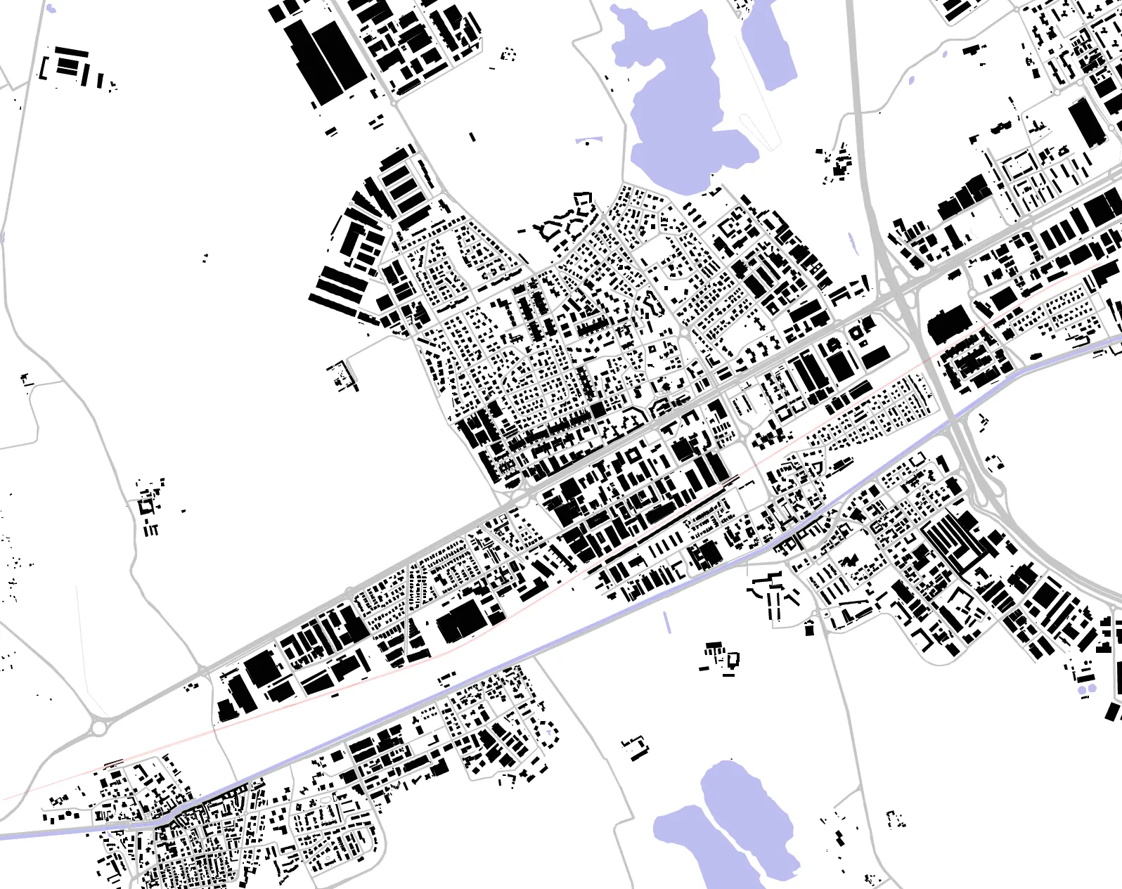 Trezzano sul Naviglio figure ground plan
