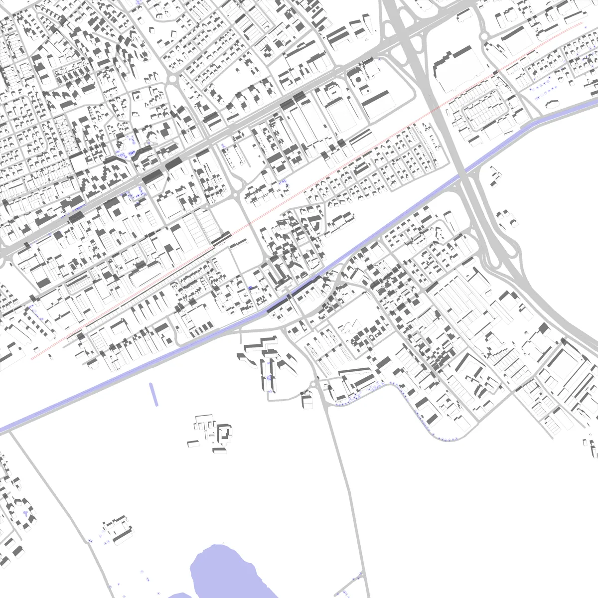 Trezzano sul Naviglio site plan (2.5 km)