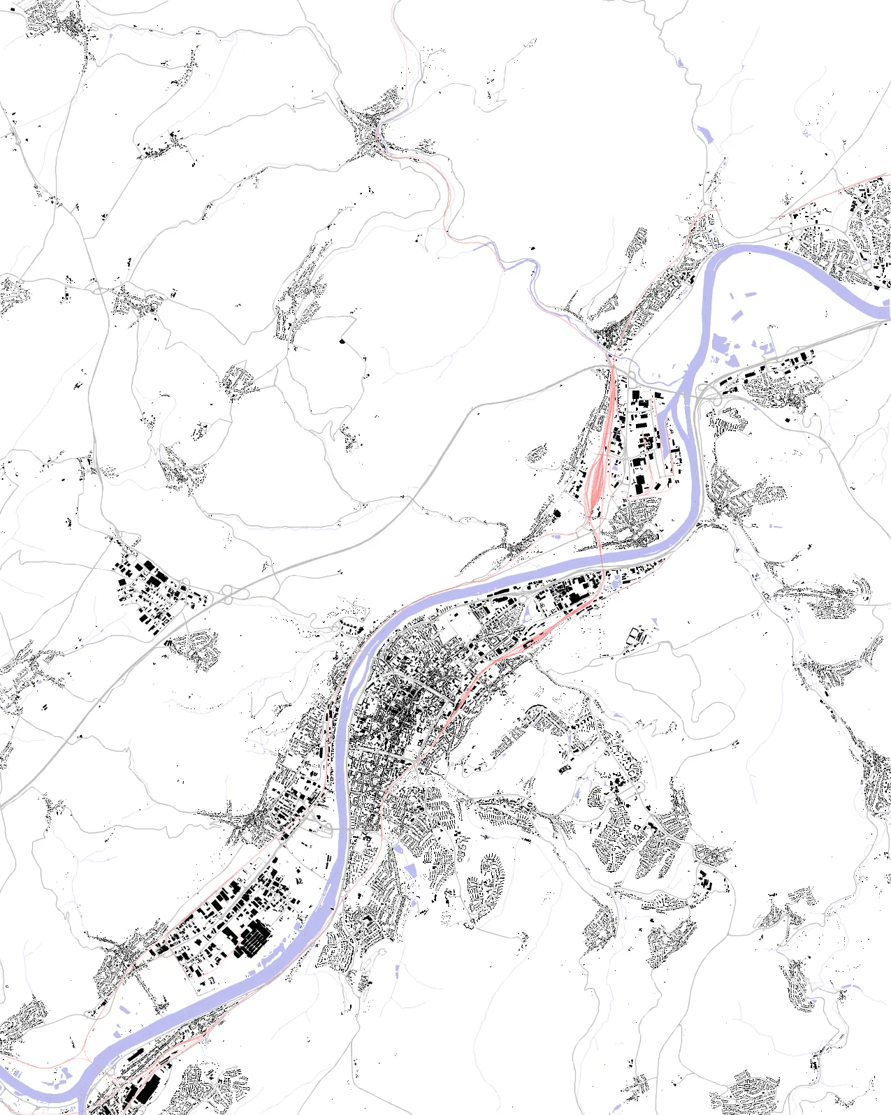 Trier figure ground plan