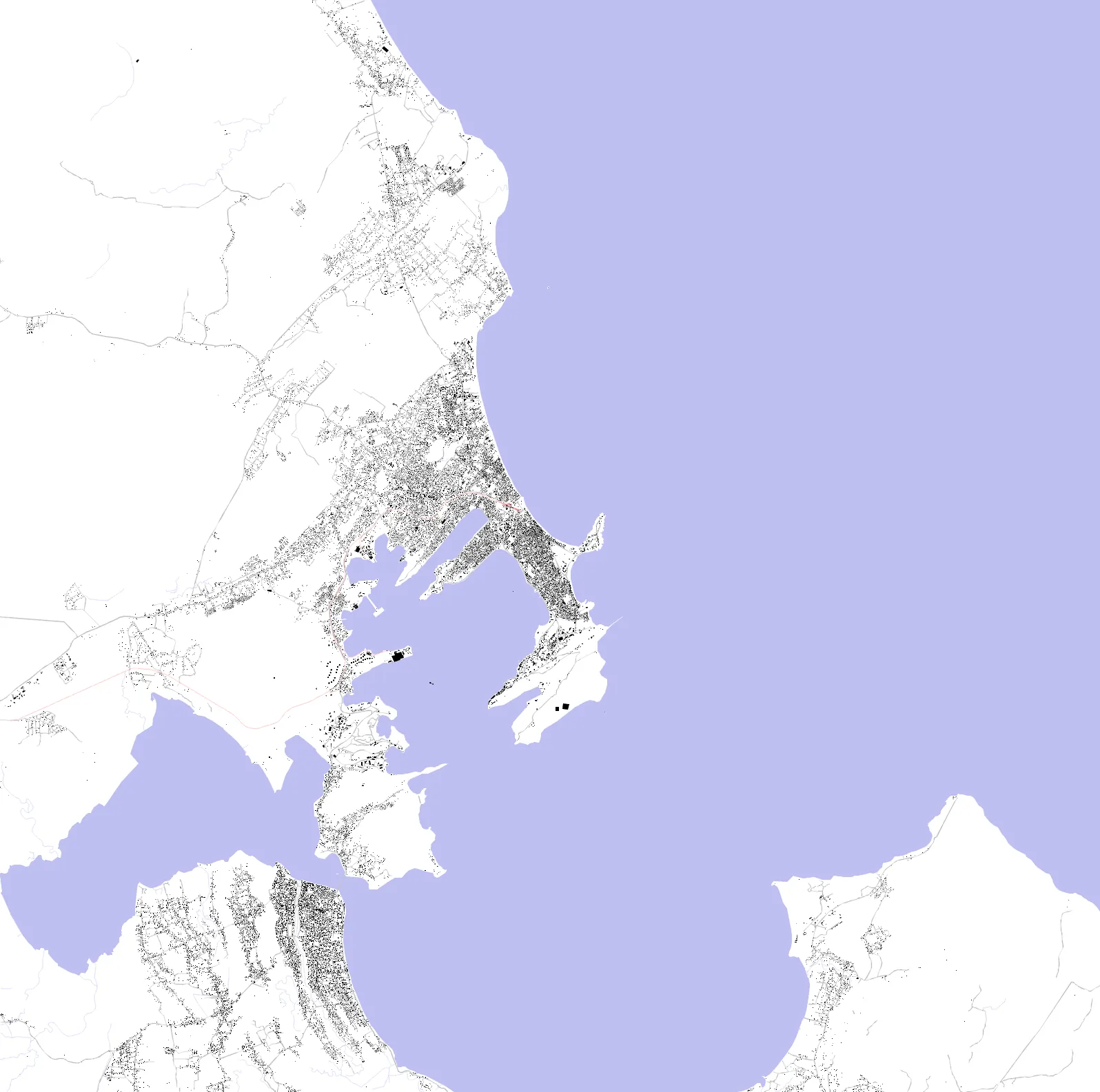 Trincomalee figure ground plan