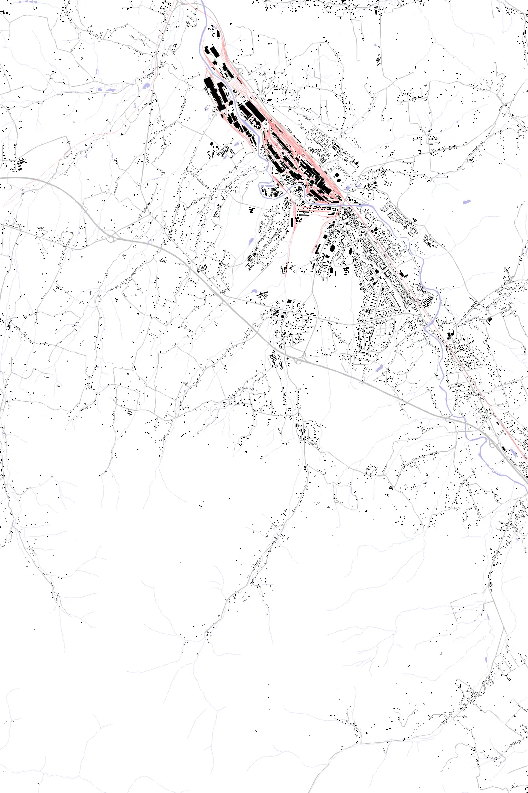 Třinec figure ground plan