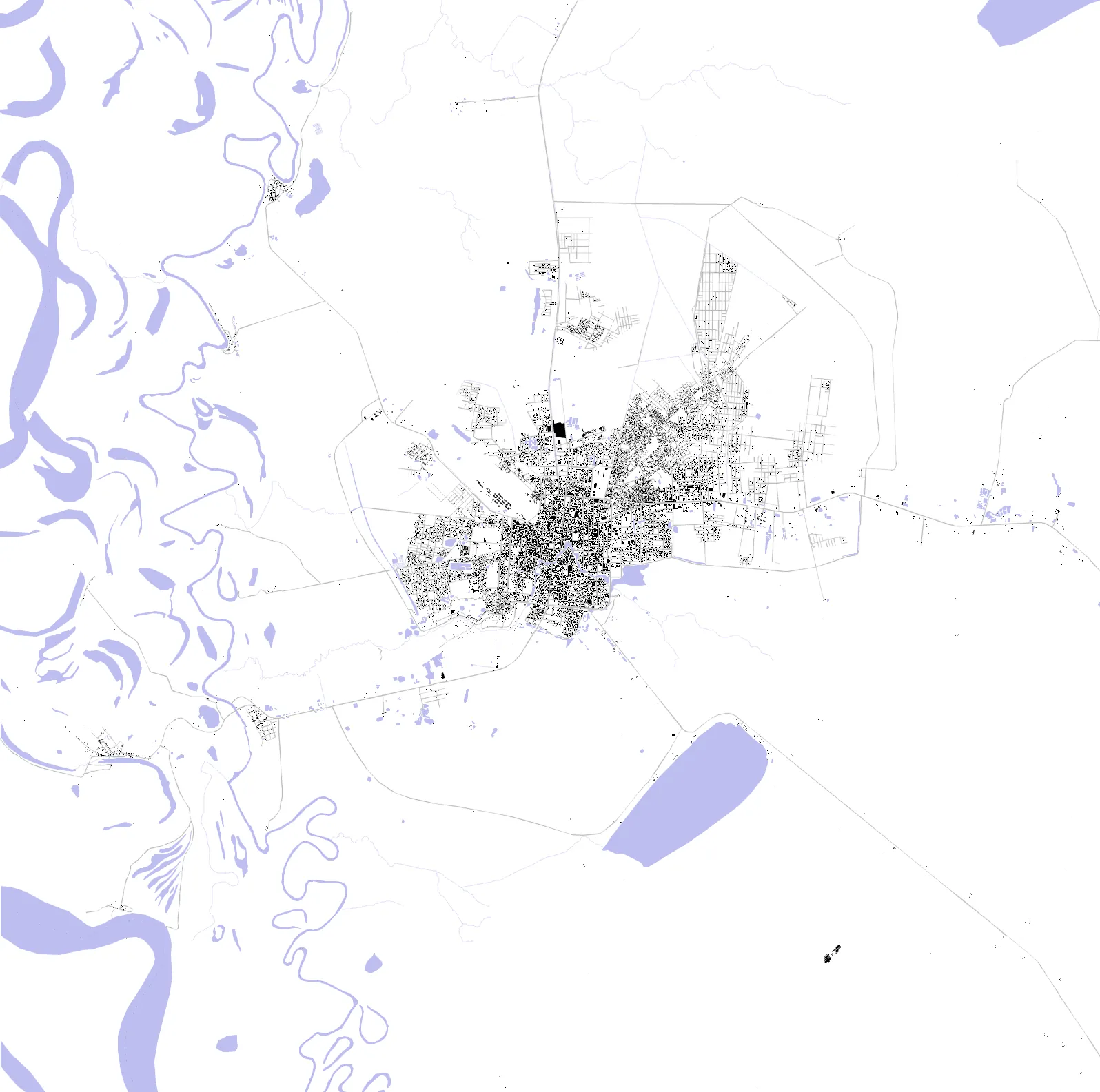 Trinidad plano de masas