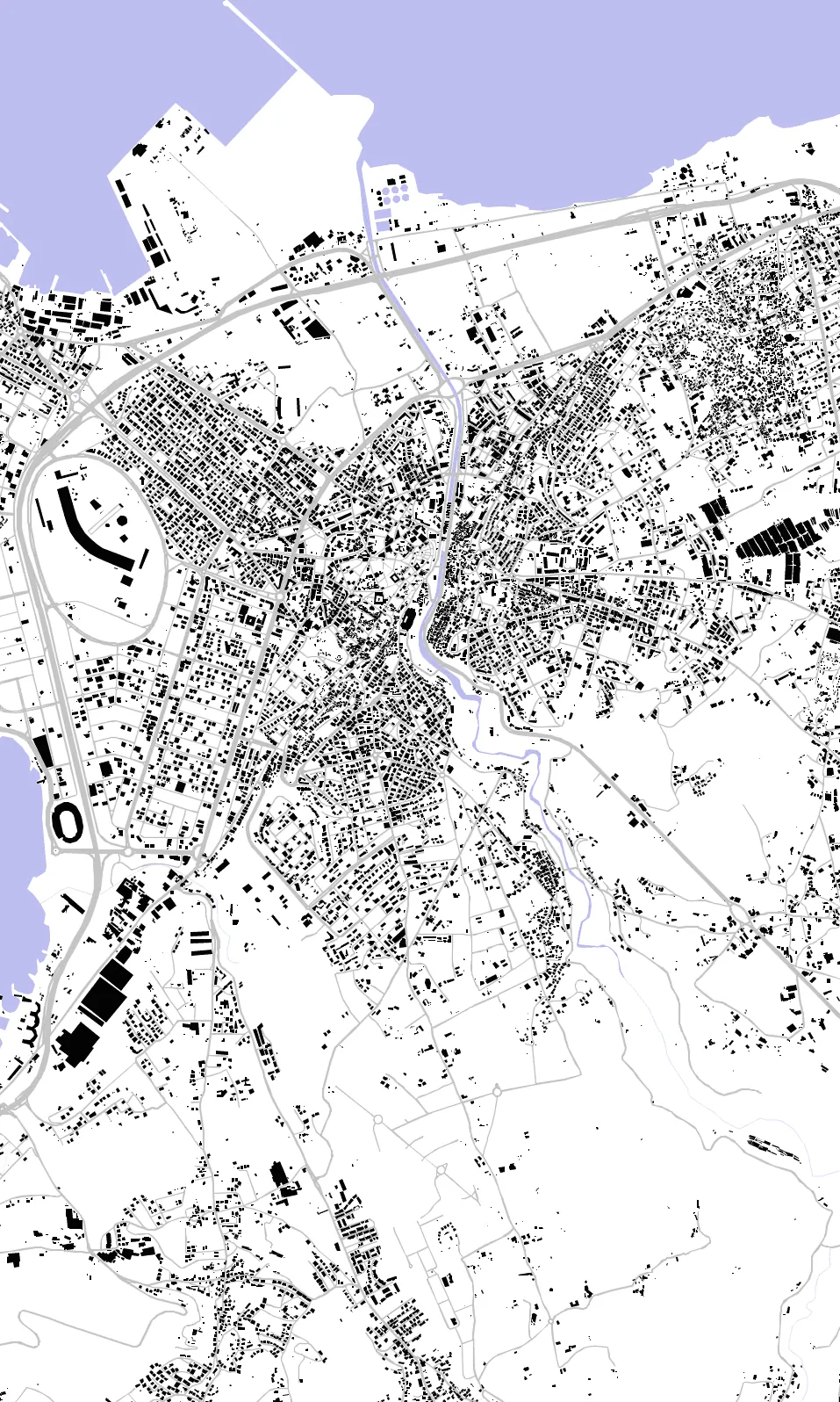 Tripoli figure ground plan