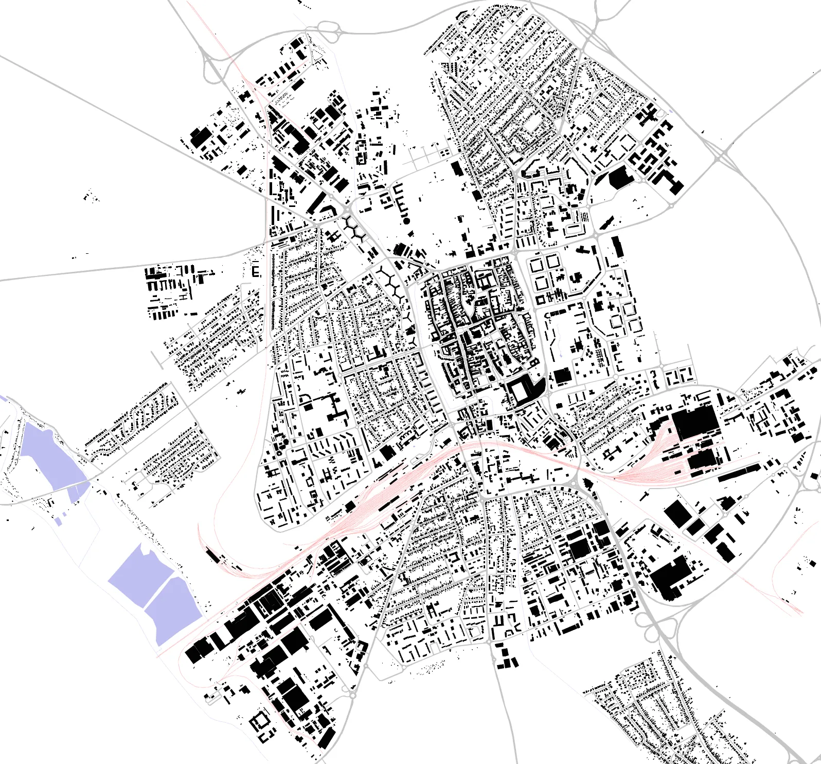 Trnava figure ground plan