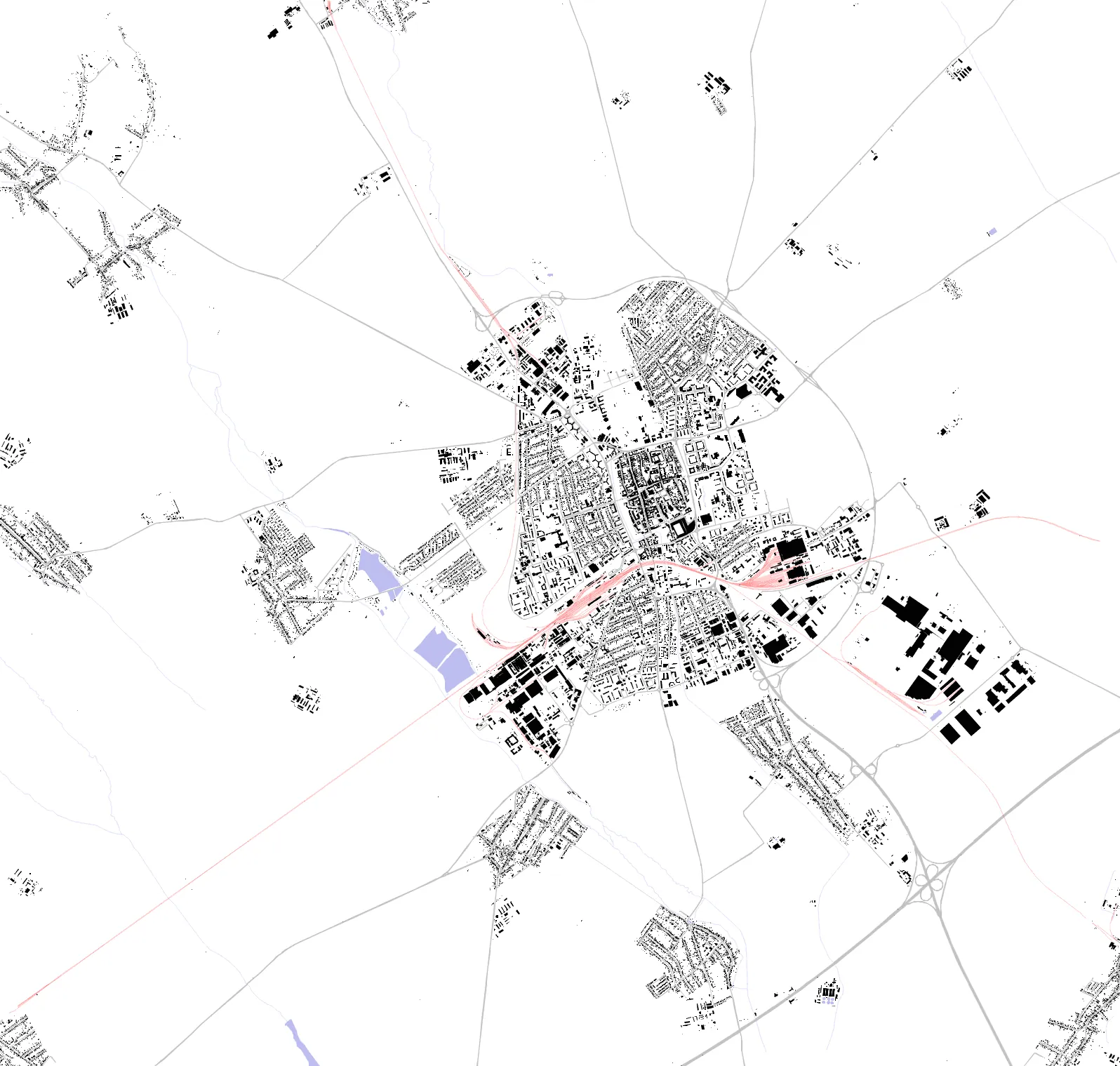 Trnava figure ground plan