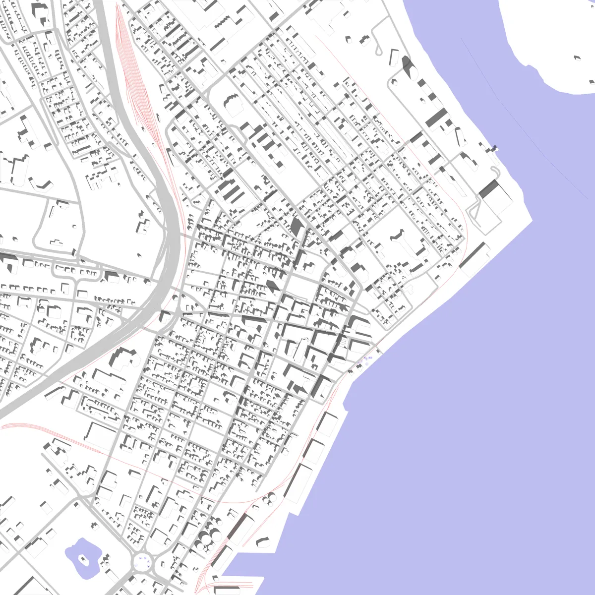 Trois-Rivières site plan (2.5 km)