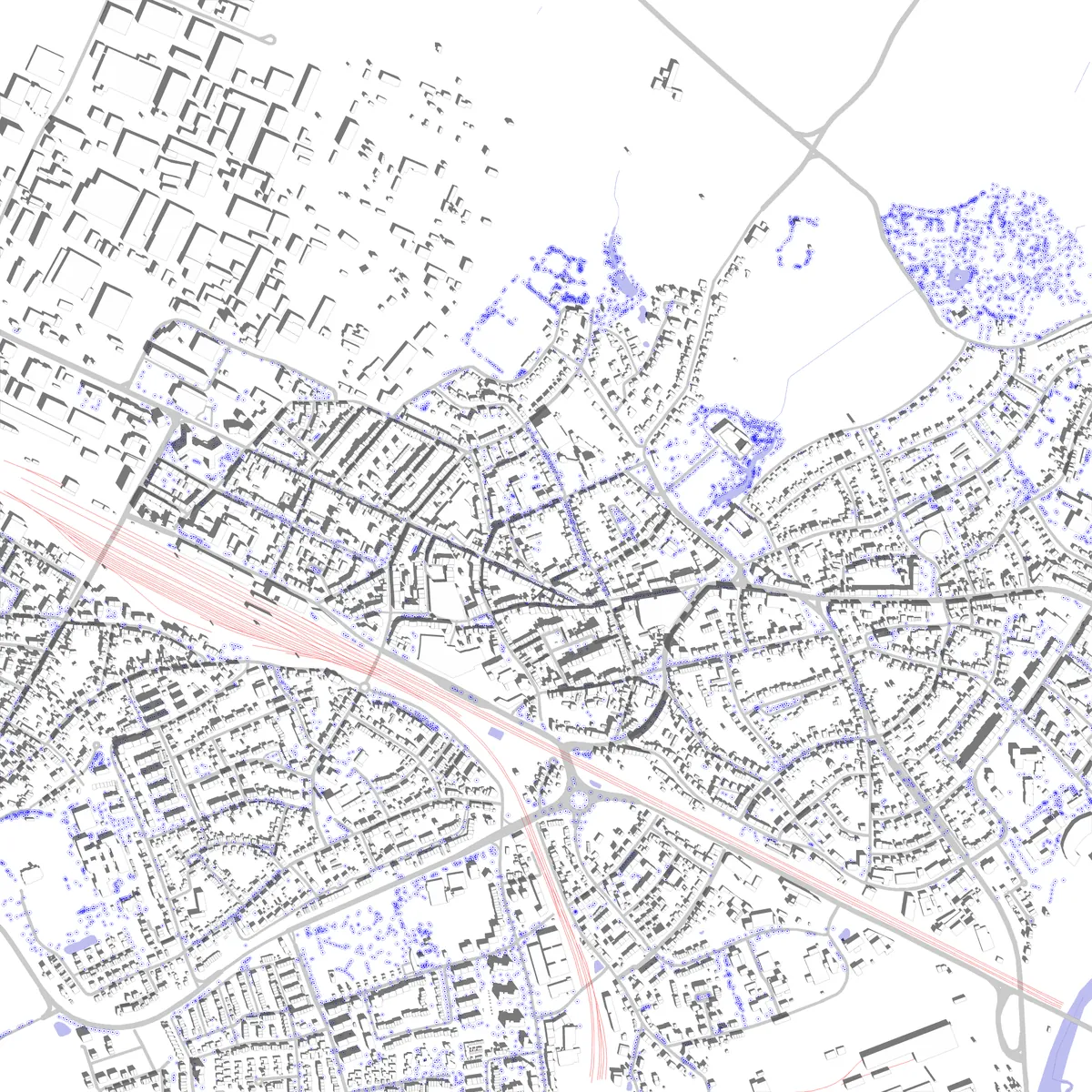 Troisdorf site plan (2.5 km)