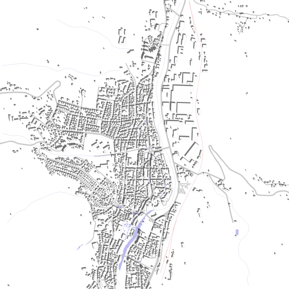 Troyan site plan (2.5 km)