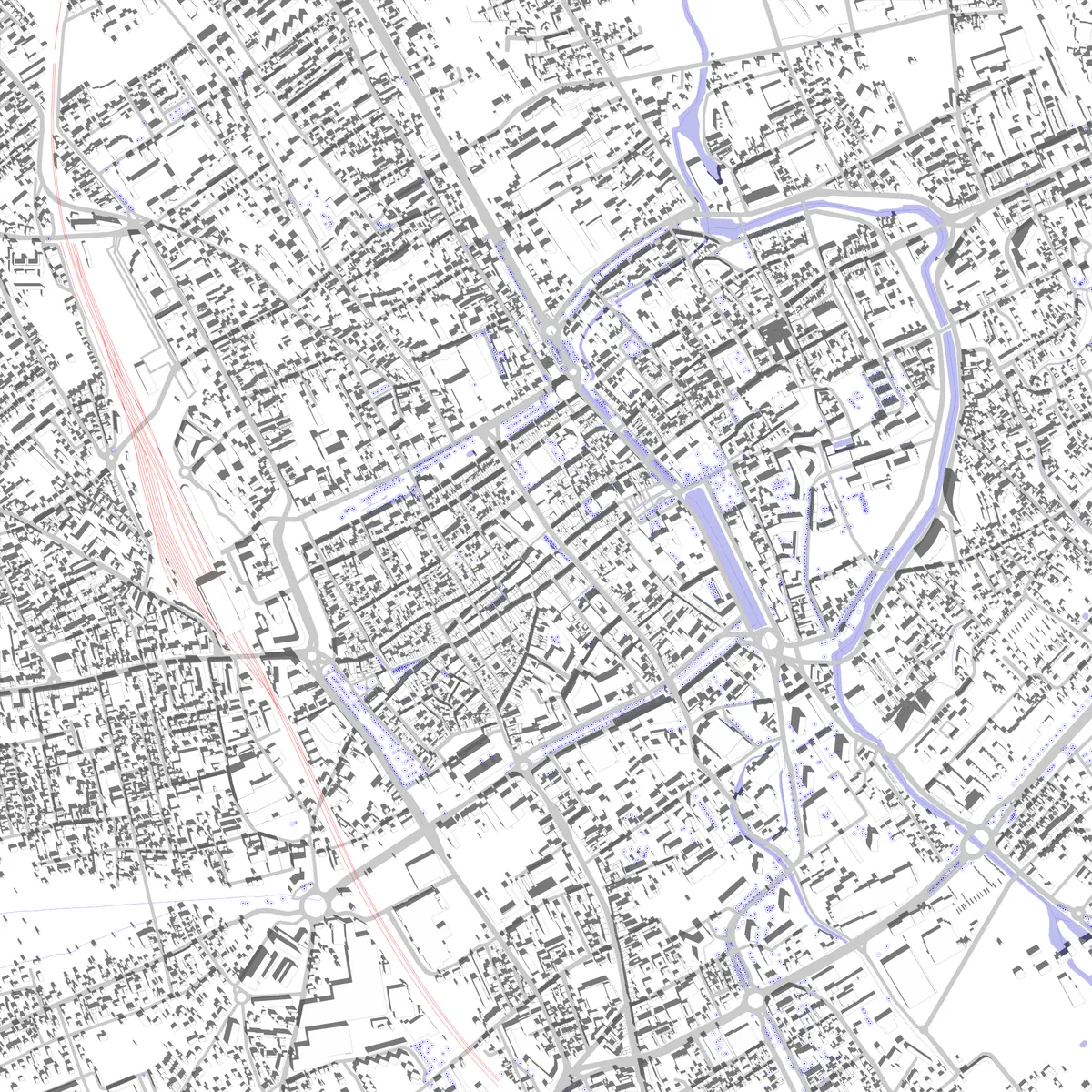 Troyes site plan (2.5 km)