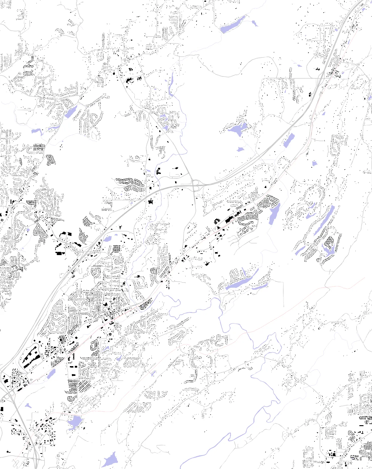 Trussville figure ground plan