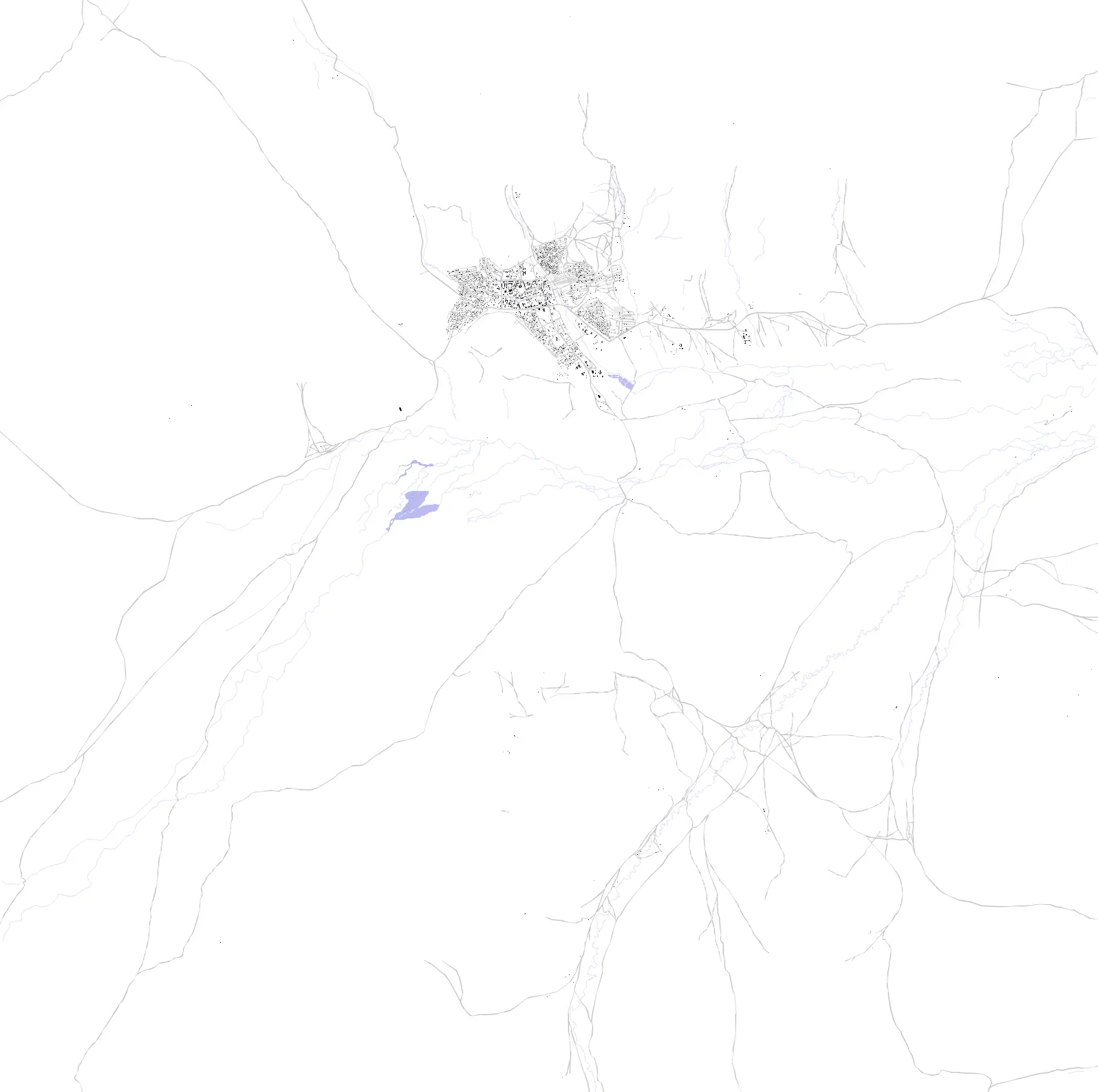 Tsetserleg figure ground plan