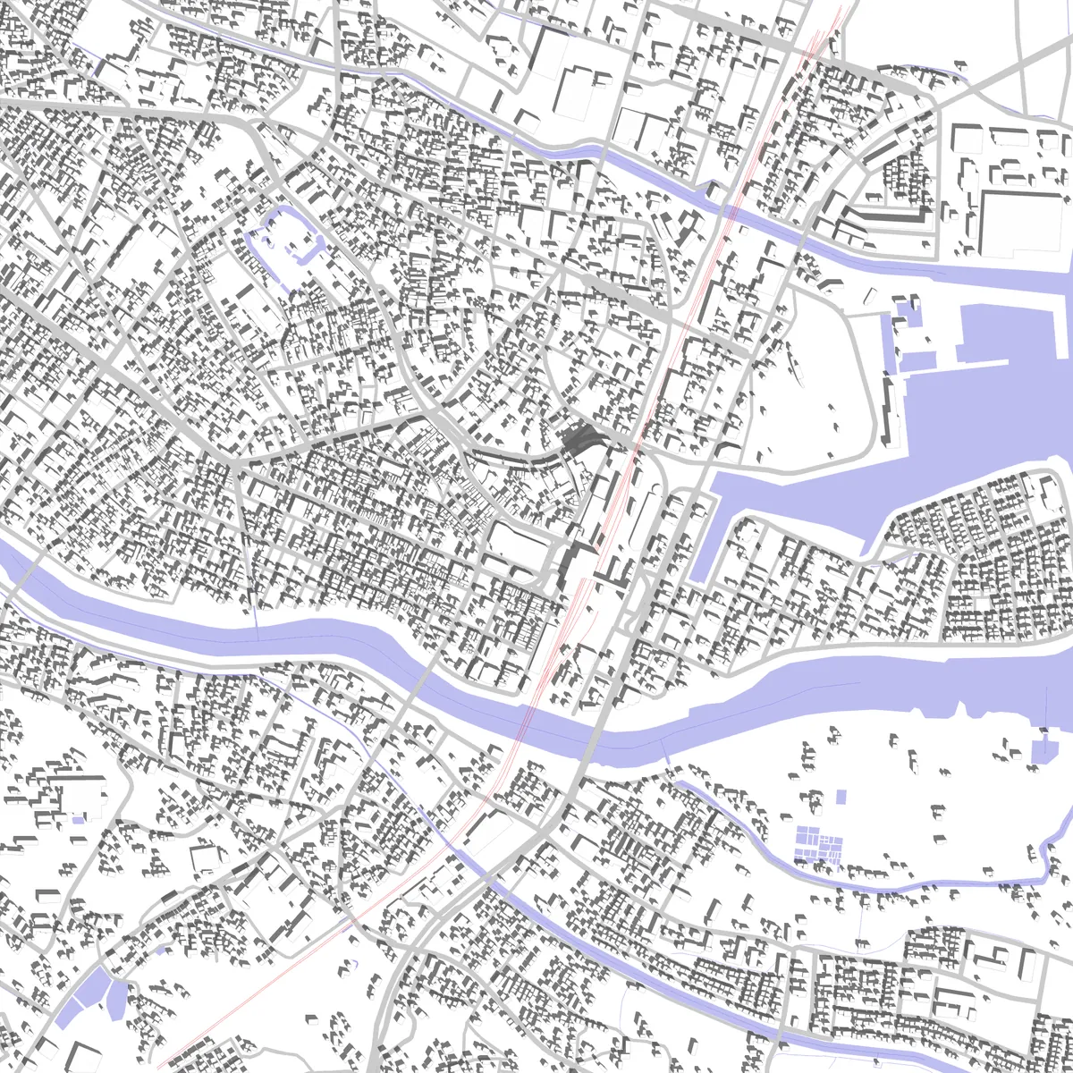 Tsuchiura site plan (2.5 km)