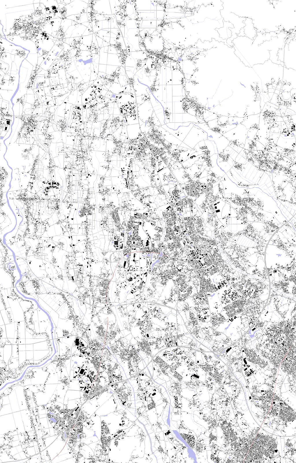 Tsukuba figure ground plan