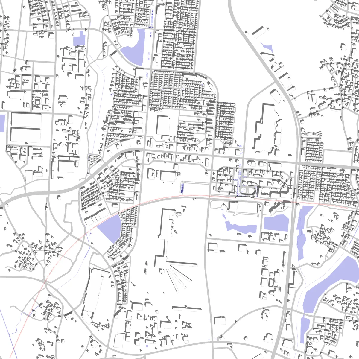 Tsukuba site plan (2.5 km)