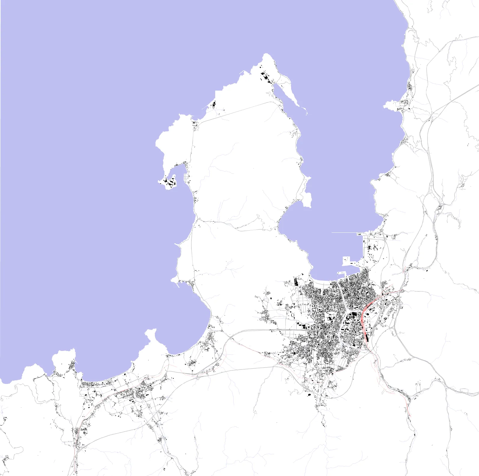 Tsuruga figure ground plan