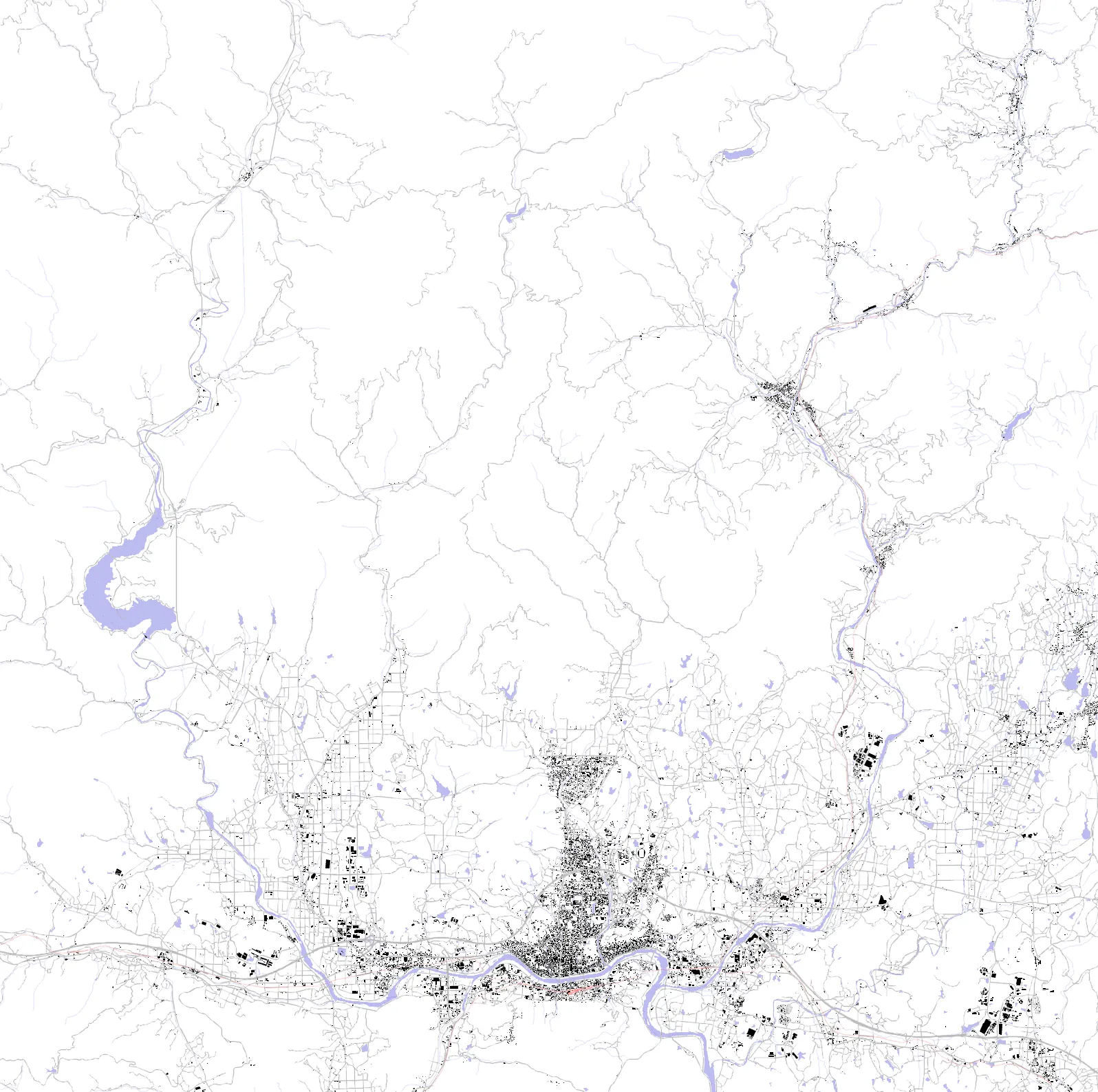 津山 図と地のプラン