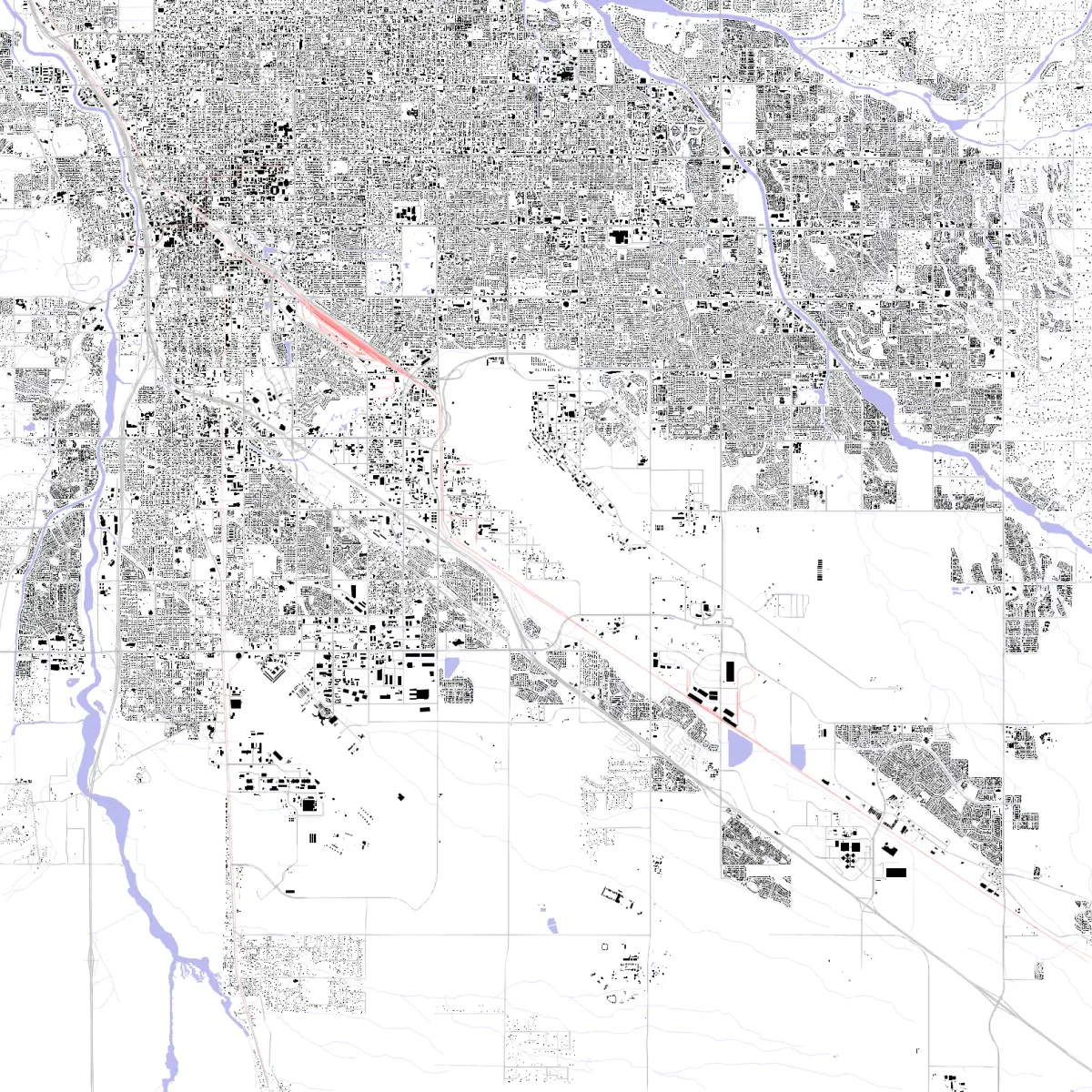 Tucson Architectural Map | ready-to-draw layered vectors | CAD ATLAS