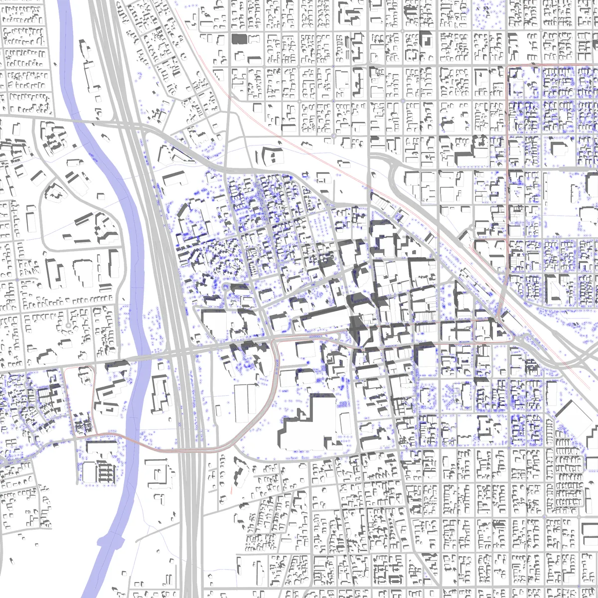 Tucson site plan (2.5 km)