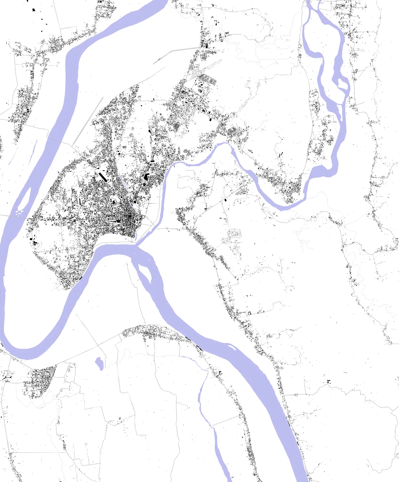 Tuguegarao figure ground plan