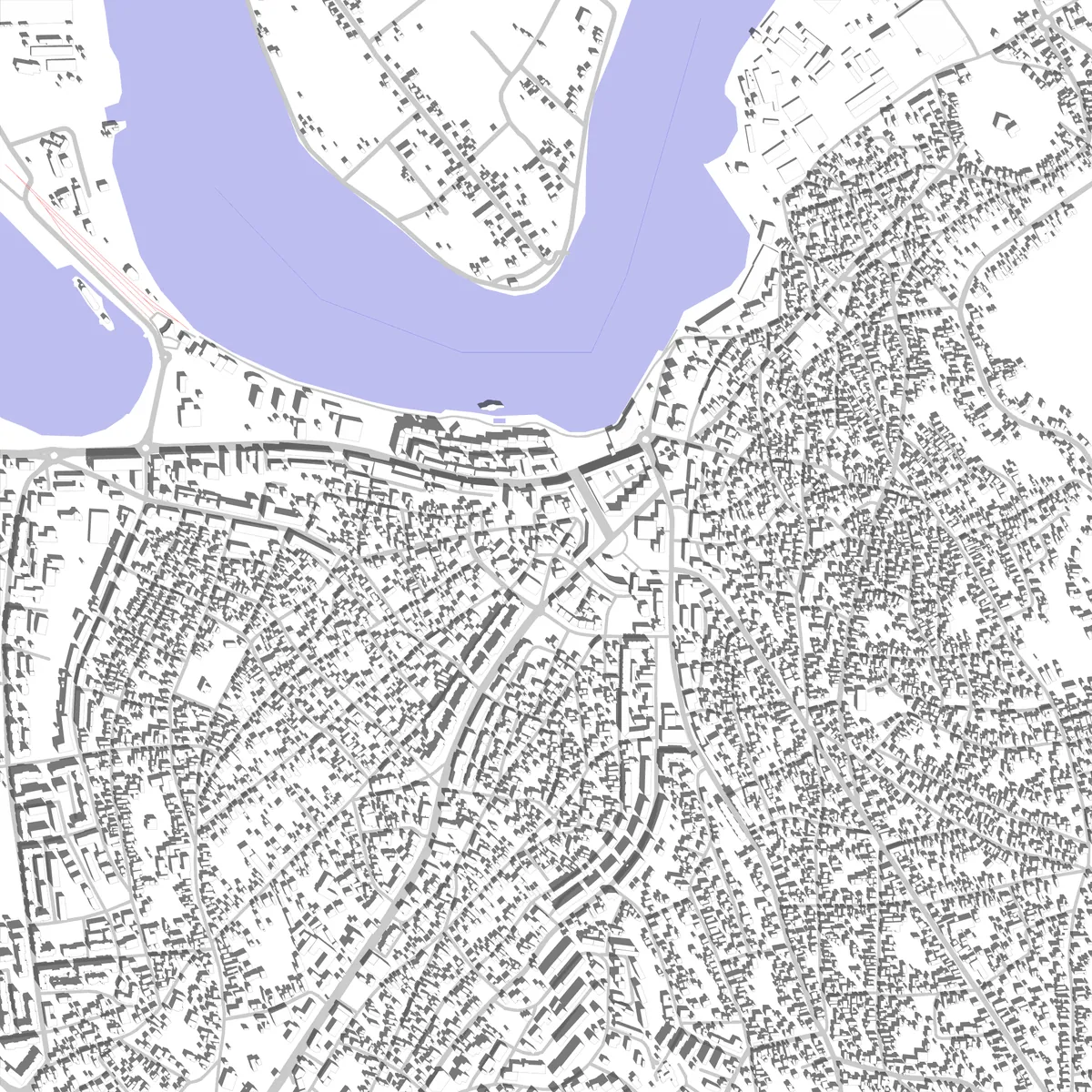 Tulcea site plan (2,5 km)