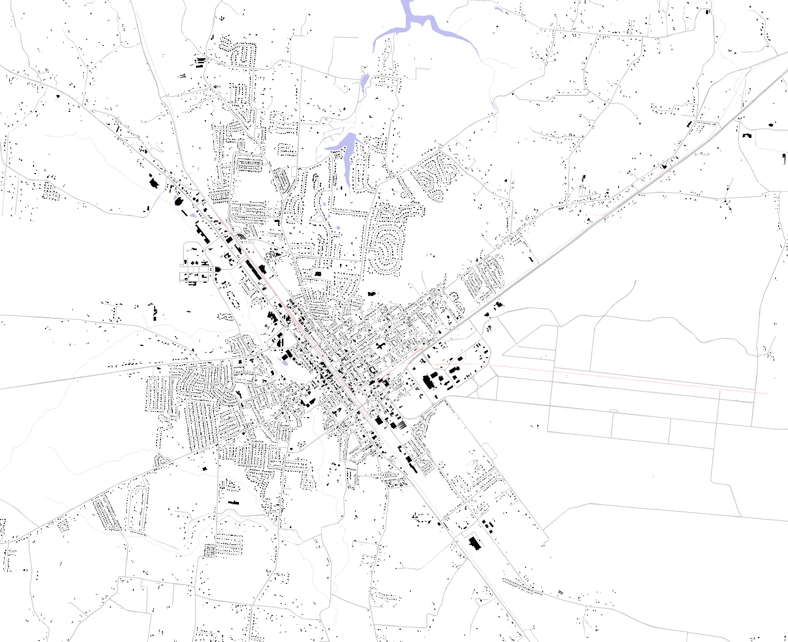 Tullahoma figure ground plan