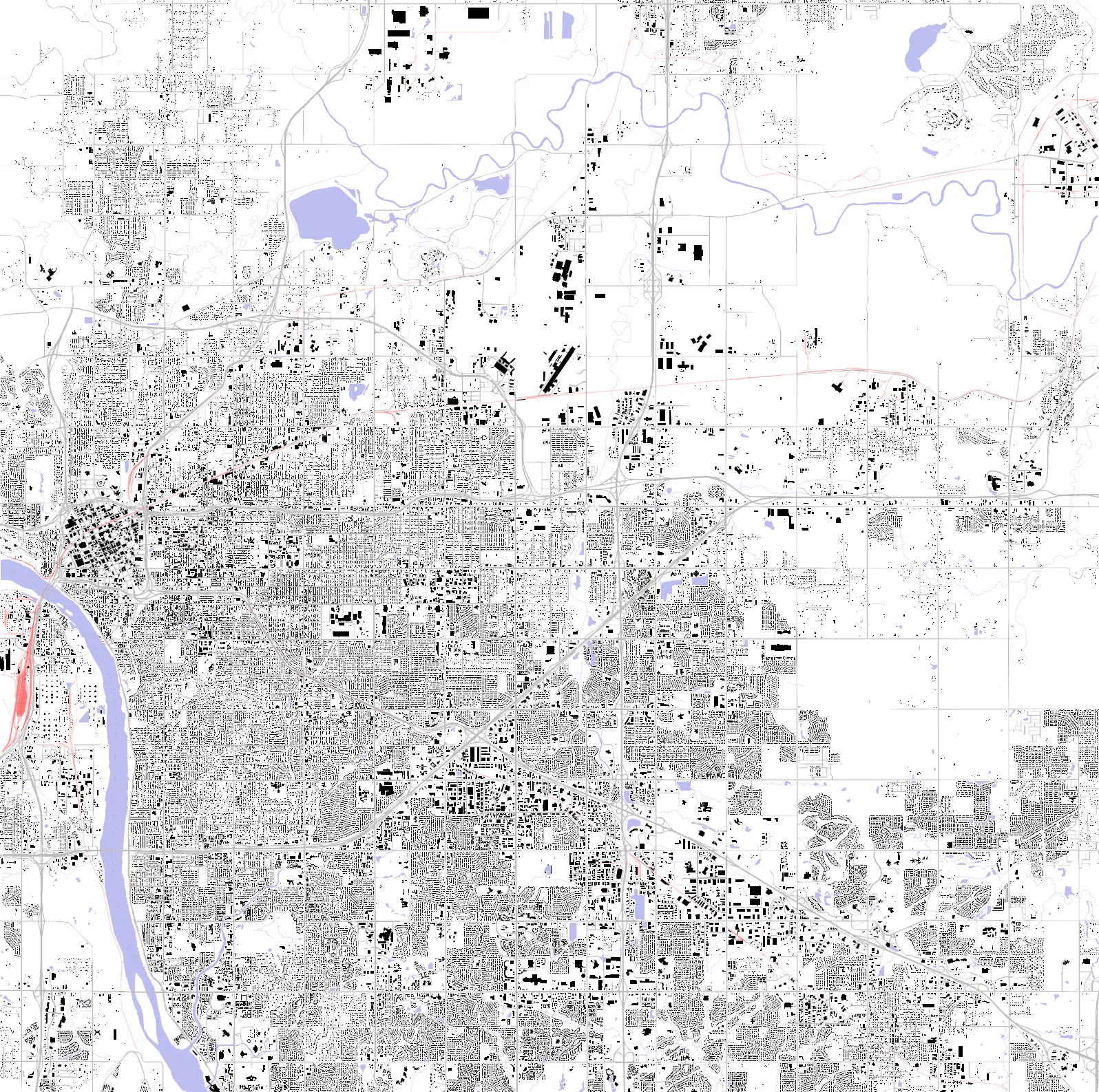 Tulsa figure ground plan