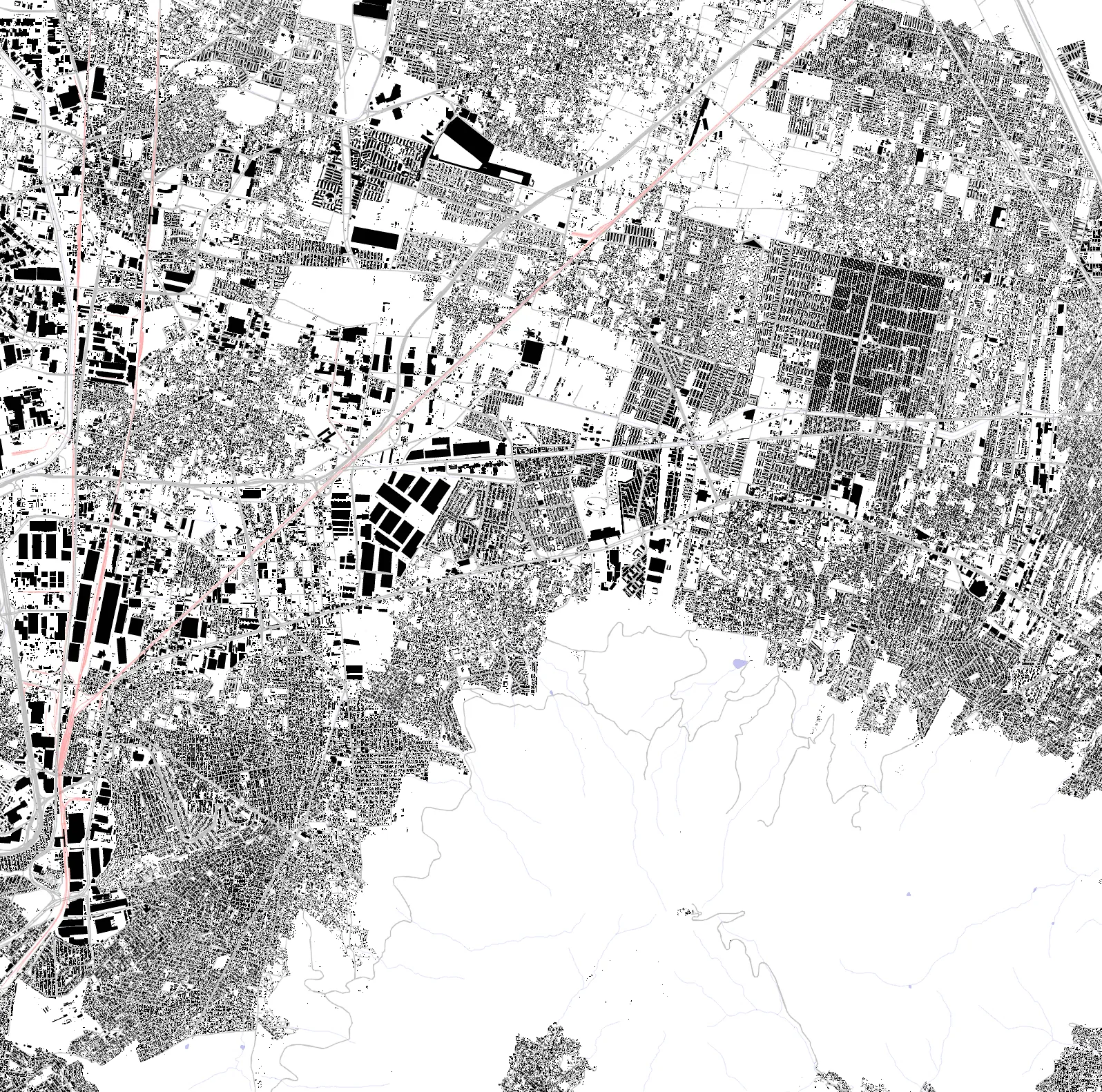 Tultitlán figure ground plan