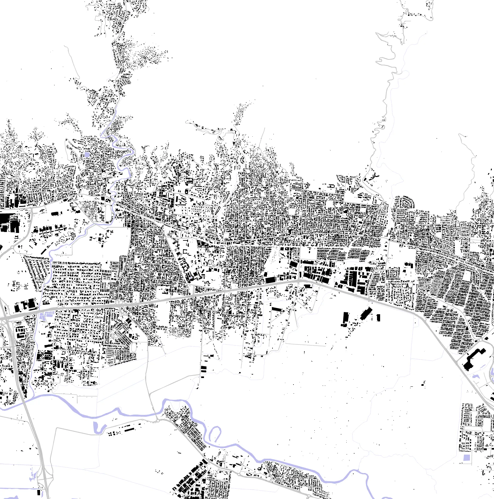 Tunapuna figure ground plan