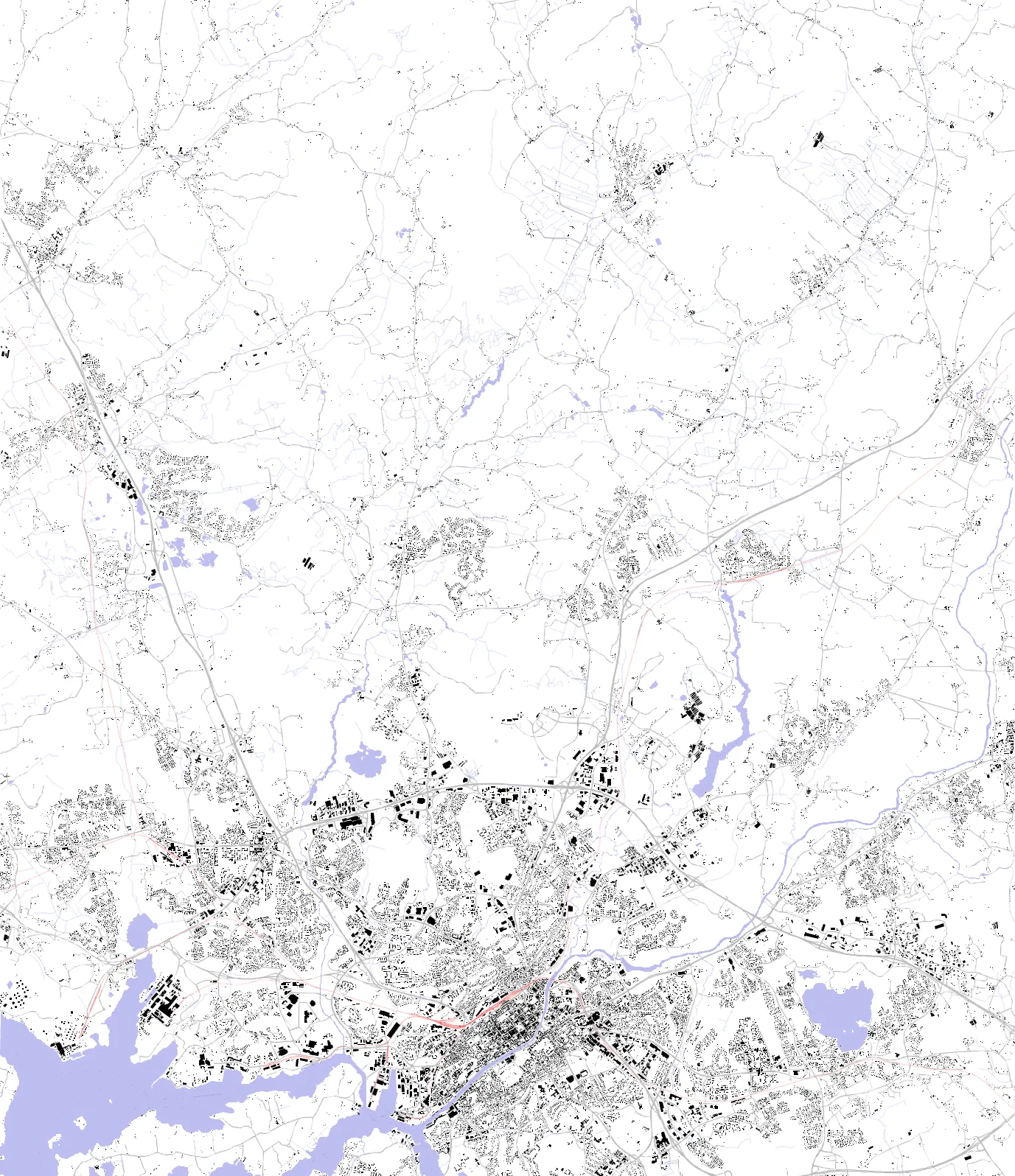 Turku figure ground plan