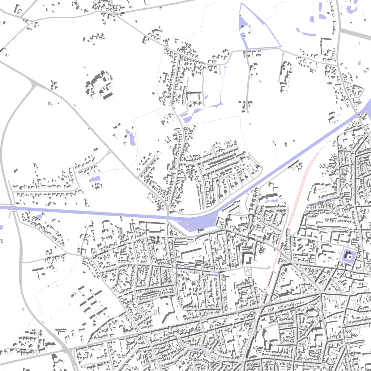 Turnhout plan de situation (2,5 km)