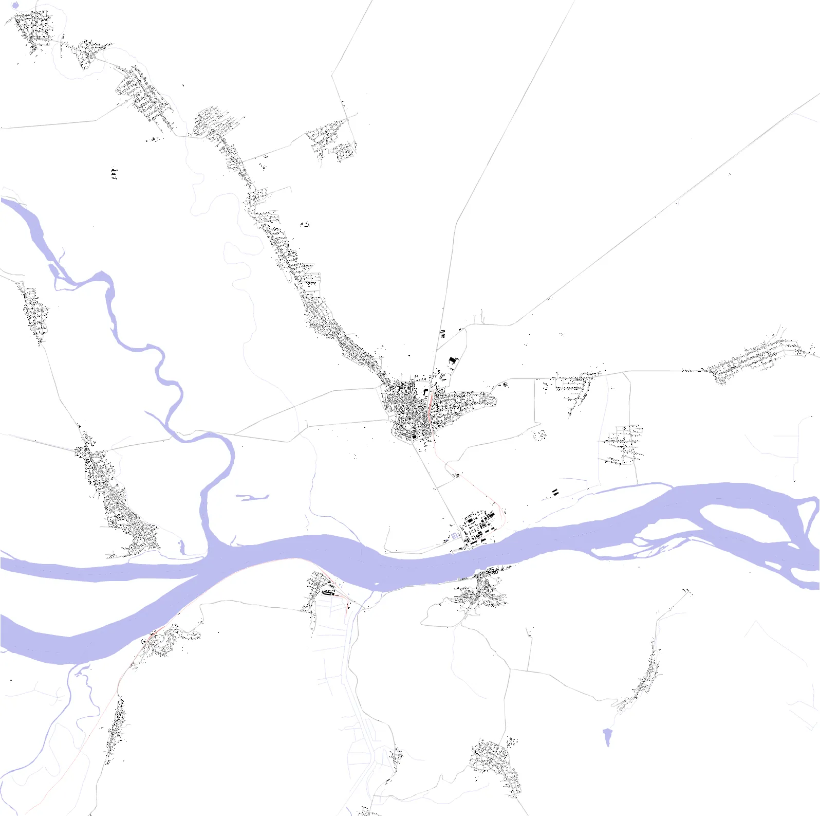 Turnu Măgurele figure ground plan