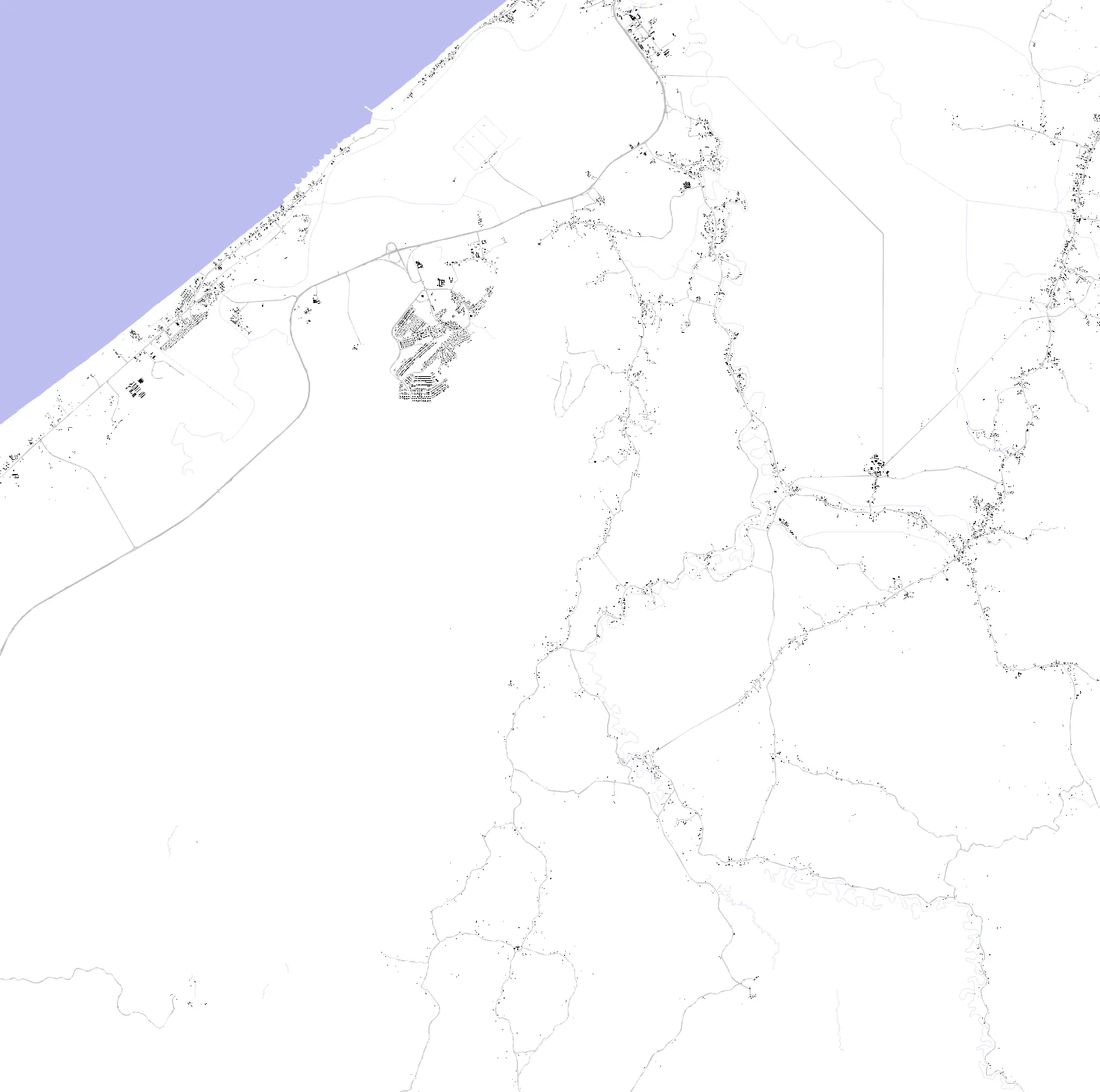 Tutong figure ground plan