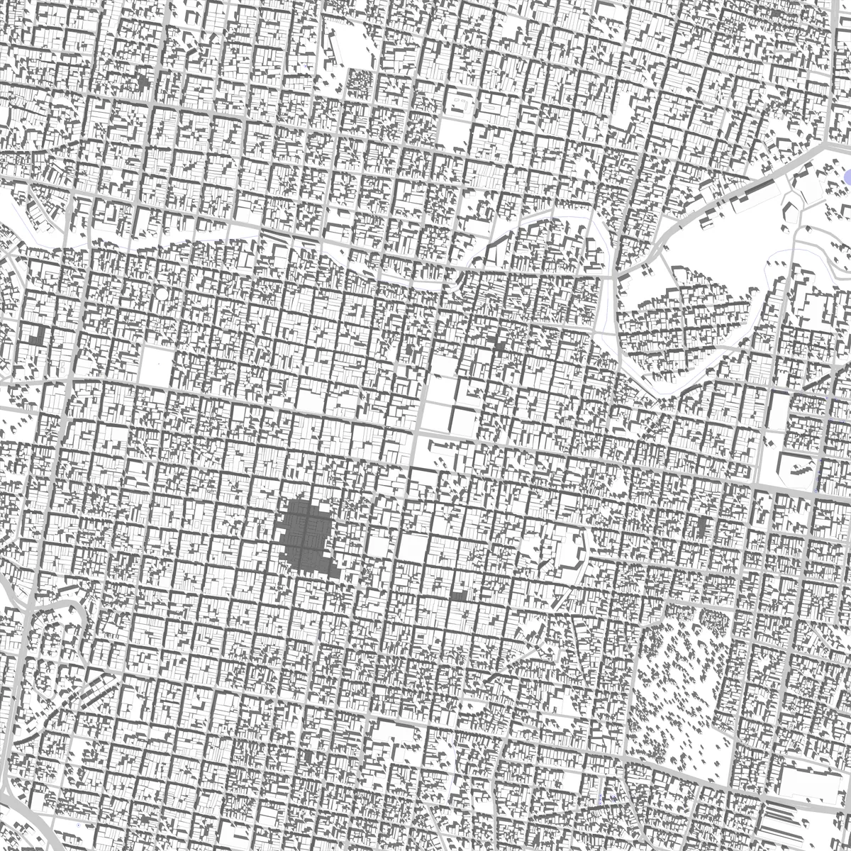 Tuxtla Gutiérrez site plan (2.5 km)