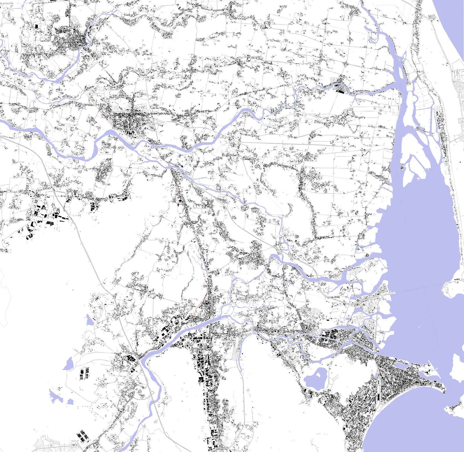 Tuy Phước figure ground plan